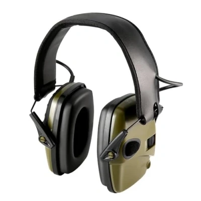 Afbeelding van Elektronische schietende oorbeschermers voor volwassenen, 82dB ruisonderdrukkende hoofdtelefoon met verstelbare hoofdband en harde opbergkoffer ideale gehoorbescherming airsoft,