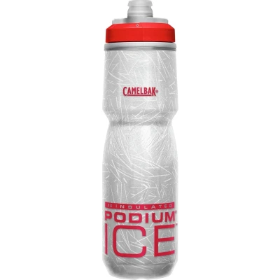 Afbeelding van Camelbak Bidon zilver rood