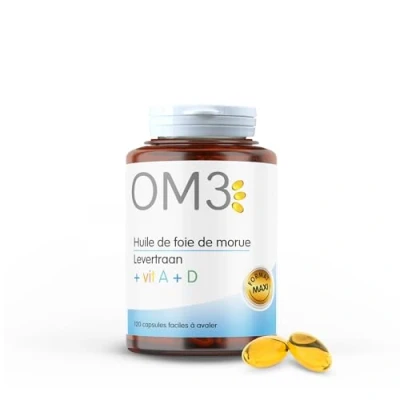 Afbeelding van OM3 Levertraan 120 Capsules
