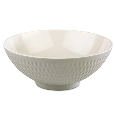 Afbeelding van APS &quot;Asia Plus&quot; kom van bijna onbreekbaar melamine, veelzijdige stapelbare kunststof kom, slakom, grijs/crème, Ø 20 cm, 1,1 liter.