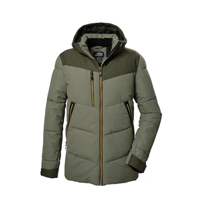 Afbeelding van killtec heren Gewatteerd jack/winterjack met capuchon KOW 306 MN QLTD JCKT, oliv, 3XL, 41838 000