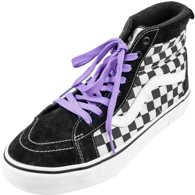 Afbeelding van Sneaker veters Platte schoenveters Kleur: Paars Lengte: 120cm Breedte: 10mm