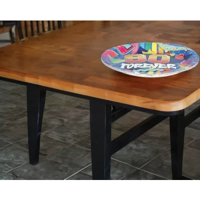 Afbeelding van Fiestas Guirca Papieren borden 90&#039;s Forever (Ø 23 cm) 6 stuks