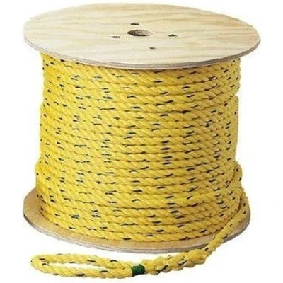 Afbeelding van Touw op rol 14mm 110 meter Geel/blauw