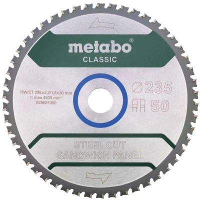 Afbeelding van Metabo 628681000 Cirkelzaagblad 235 x 30 mm Aantal tanden: 50 1 stuk(s)