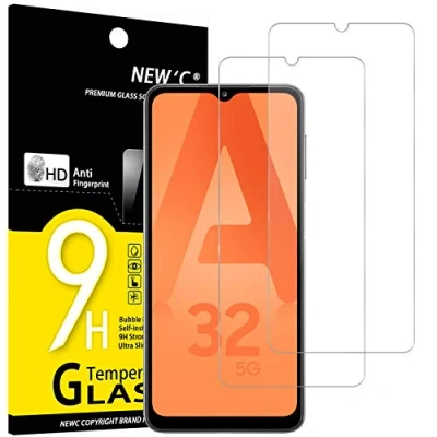 Afbeelding van NEW&#039;C 2 Stuks, Screen Protector voor Samsung Galaxy A32 5G, Gehard Glass Schermbeschermer Film 0.33 mm ultra transparant, resistent