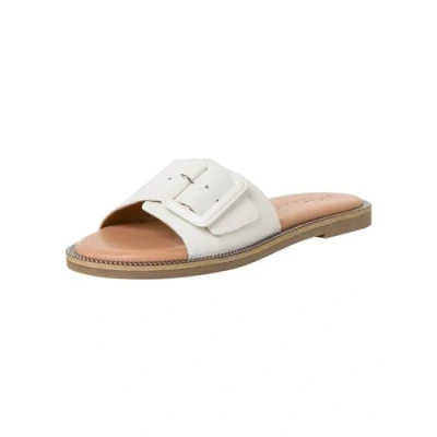 Afbeelding van Tamaris MIT Touchit Muiltjes, Dames, Maat: 37, White leather Leer