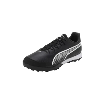 Afbeelding van Puma Unisex King Pro Tt voetbalschoen, Zwart Wit, 37.5 EU