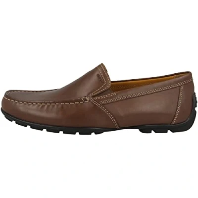 Afbeelding van Geox UOMO Monet Mocassins, Heren, Maat: 41.5, Coffee Leer