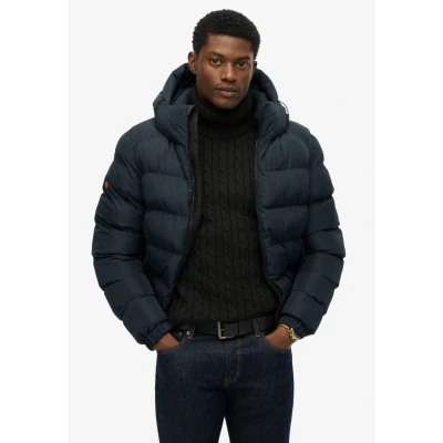 Afbeelding van Superdry Mannen Sports Pufferjas met Capuchon Rood Grootte: XL