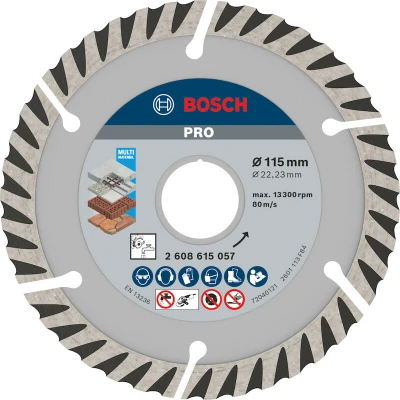 Afbeelding van Bosch Accessoires Diamantdoorslijpschijf Standard for Universal 115X22,23 10 stuks 2608615058