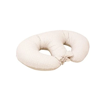 Afbeelding van Bellochi voedingskussen voor tweelingen met overtrek, van 100% katoen, Öko Tex gecertificeerd, babysteunkussen, knuffelkussen, multifunctioneel tweelingskussen, positionering, Lux