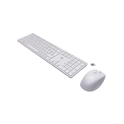 Afbeelding van HP 650 Draadloos Toetsenbord en Muis set Wit Qwerty