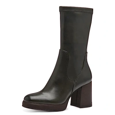 Afbeelding van MARCO TOZZI dames 2 25345 41 Boot Heel, Olive, 38 EU