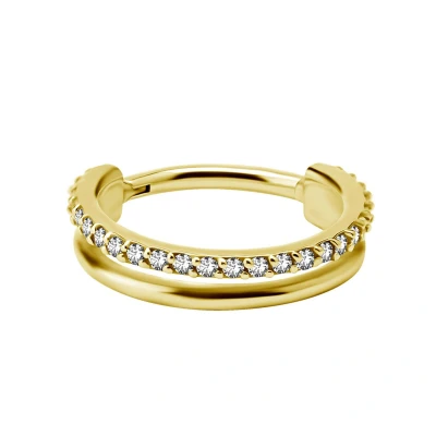 Afbeelding van Vergulde Ring Conch Premium Zirconia