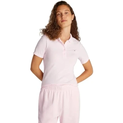 Afbeelding van Tommy Hilfiger Poloshirt, Dames, Maat: 3XL, Light pink