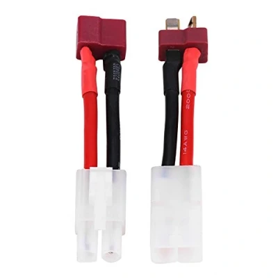 Afbeelding van 2 Stck T Stecker Draht, 14 AWG Draht weiblich / m?nnlich Adapterkabel
