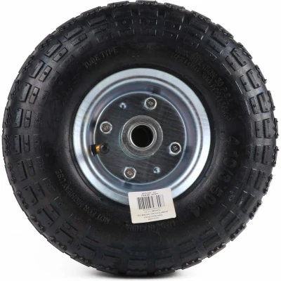 Afbeelding van Benson Neuswiel Luchtband met Metalen Velg 260 x 85 mm Steekwagen Bolderkar