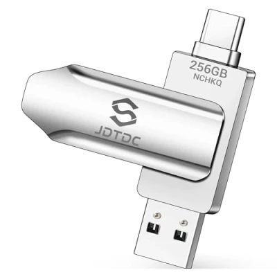 Afbeelding van JSL JDTDC 256GB Flash Drive voor iPhone 15 Foto Opslag Stick Externe USB C Extern Geheugen iPad Thumb Storage Photo For Android