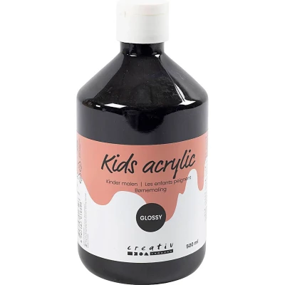 Afbeelding van A color Glossy acrylverf, zwart, 01 glossy, 500 ml