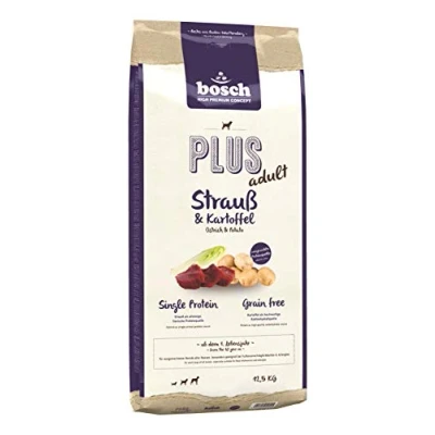 Afbeelding van 12,5kg bosch Plus Struisvogel &amp; Aardappel Hondenvoer