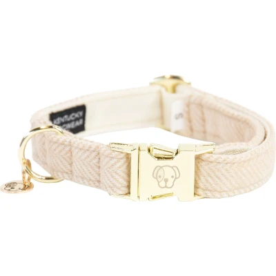 Afbeelding van Kentucky Dogwear Wol Hondenhalsband Klassevolle uitstraling Versterkt met nylon Maat M 36 52 cm Hondenriem