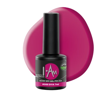 Afbeelding van I.Am Soak Off Gel Polish #088 Diva (7ml)