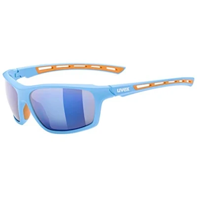 Afbeelding van uvex sportstyle 229 sportbril voor dames en heren gespiegeld drukvrij draagcomfort &amp; perfecte pasvorm blue/mirror blue one size