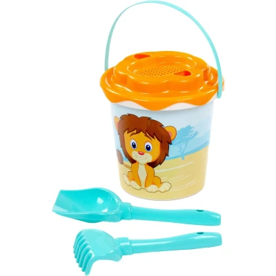 Afbeelding van Cavallino Toys XL Emmerset Blauw, 4dlg.