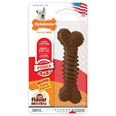 Afbeelding van Nylabone durable chew plus chicken tot 10 kg small 1 ST