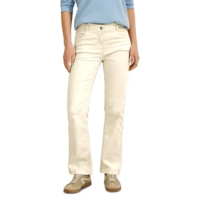 Afbeelding van Cecil Bootcut jeans, Dames, Maat: 30x30, Beige