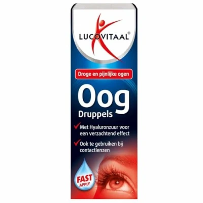 Afbeelding van 3x Lucovitaal Oogdruppels Droge en Pijnlijke Ogen 10 ml