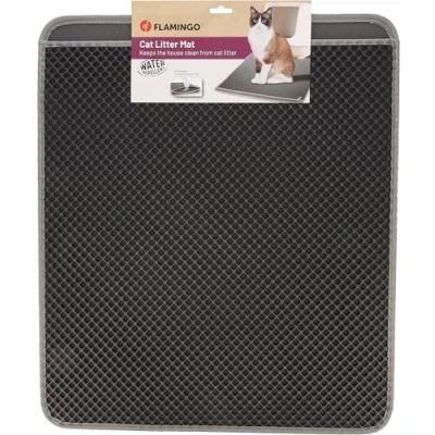 Afbeelding van KATTENBAKMAT MATZ GRIJS 70x60x1,3CM