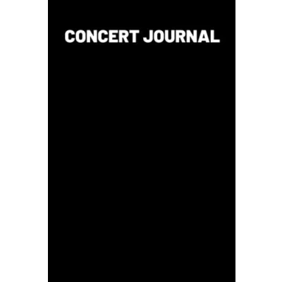 Afbeelding van Concert Journal: Tracker and Logbook for Music Fans
