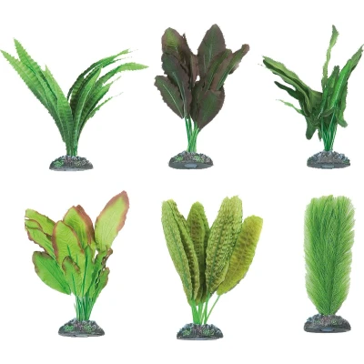Afbeelding van Flamingo Aquarium plant zijde congo decoratie Groen 12 cm
