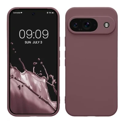 Afbeelding van kwmobile telefoonhoesje geschikt voor Google Pixel 9 Hoesje smartphone Precisie camera uitsnede In druivenblauw