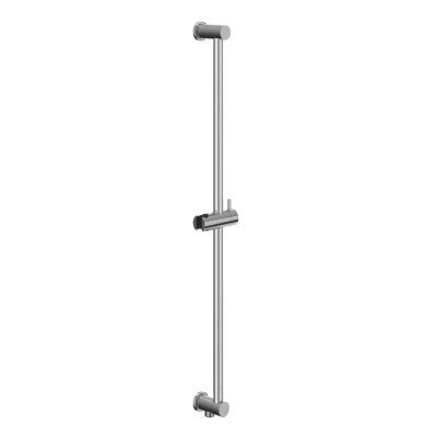 Afbeelding van IVY glijstang 80cm met geïntegreerde wateruitlaat Chroom Minimalistisch design Tijdloze uitstraling