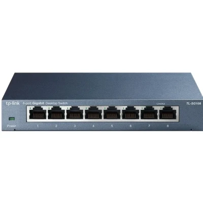 Afbeelding van TP Link 8 poorts 10/100/1000Mbps desktop netwerkswitch