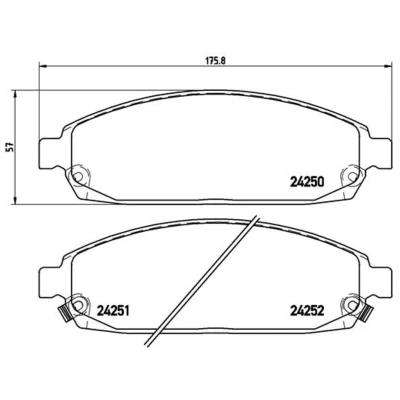 Afbeelding van Brembo Remblokset P 37 010