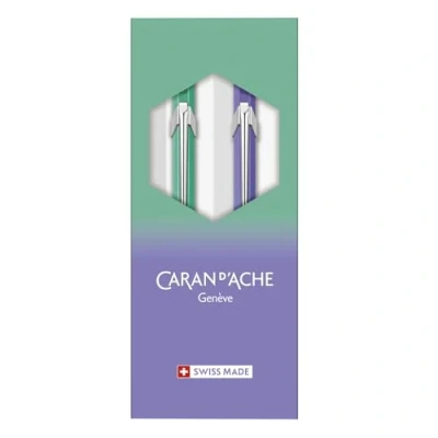 Afbeelding van Caran d&#039;Ache Set 849 Borealis balpen + stifthouder