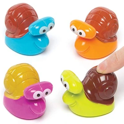 Afbeelding van Baker Ross AG663 Pull back raceslakken voor kinderen als kleine verrassing of prijs bij partyspelen (4 stuks), 4 pack, Meerkleurig