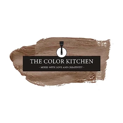 Afbeelding van Livingwalls The Color Kitchen Universele muurverf, verf voor woonruimtes en werkkamer, matte binnenverf in bruin, 5 l dekkende verf, TCK6013
