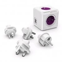 Afbeelding van Allocacoc PowerCube ReWirable USB + Plug 3 Stuks (FR)