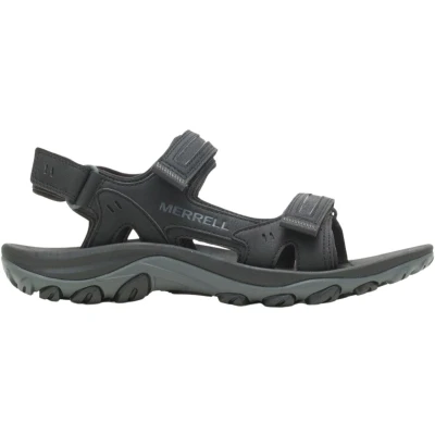 Afbeelding van Merrell Outdoorsandalen, Heren, Maat: 44, Black Textiel/ synthetisch