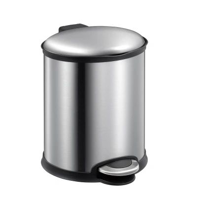 Afbeelding van EKO pedaalemmer Elipse Step Bin 6L Mat RVS