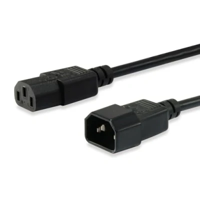 Afbeelding van Equip 112100 electriciteitssnoer Zwart 1,8 m C14 stekker C13