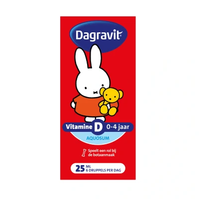 Afbeelding van Dagravit Kids Vitamine D Aquosum Druppels 0/4 jaar 25ml