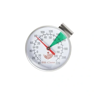 Afbeelding van Grehge Milk Frother Jug Thermometer for Coffe Machine Frothing Pitcher Coffee