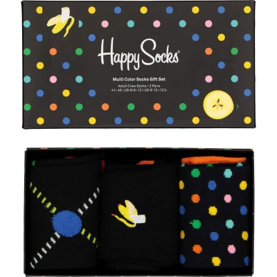 Afbeelding van Happy Socks classic giftbox 3P multi II 36 40
