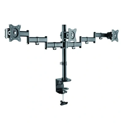 Afbeelding van LogiLink BP0050 Monitor tafelbeugel 3 voudig 33,0 cm (13) 68,6 (27) Zwart Kantelbaar, Zwenkbaar